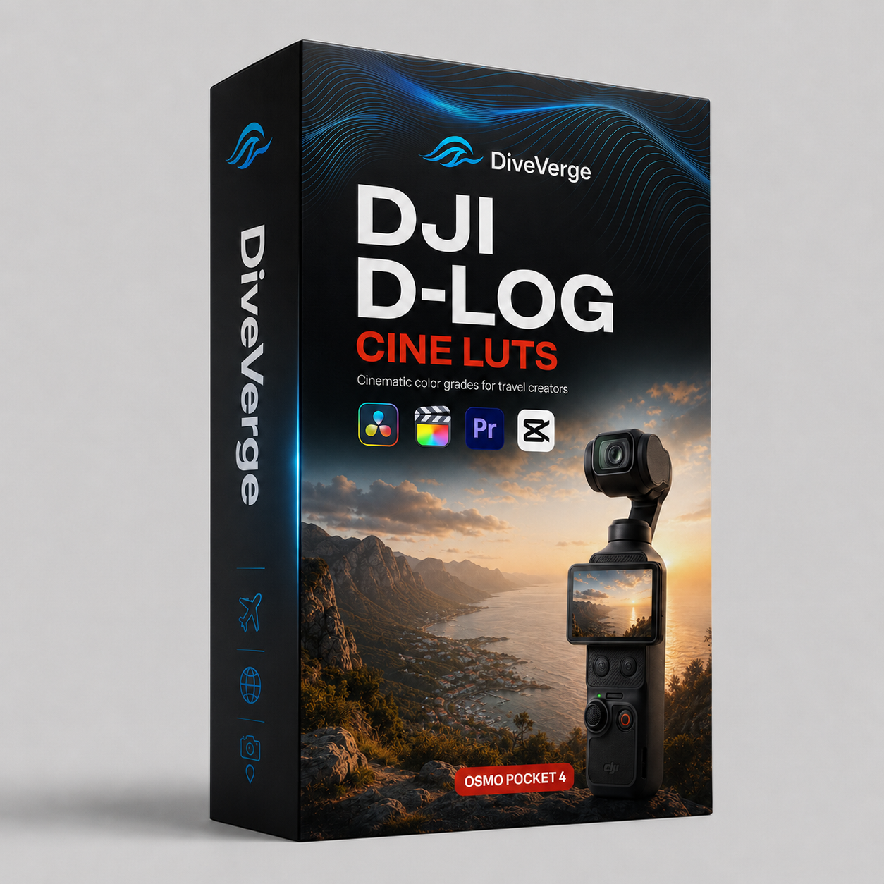 DiveVerge DJI D-Log Cine LUTs